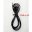 Cáp chuyển đổi USB sang 12V Cáp Chuyển Đổi Nguồn Điện USB, Chuyển Đổi 5V USB sang 12V/9V, tăng áp
