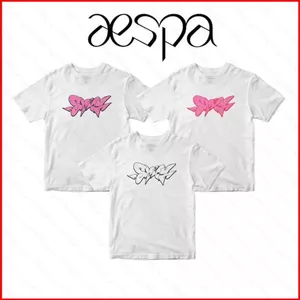 YB1 AESPA SPICY KPOP ÁO THUN người hâm mộ quà tặng KARINA GISELLE WINTERNING áo ngắn tay BY1