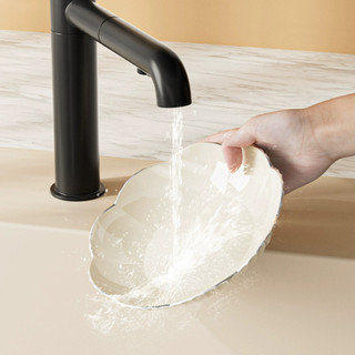 Bộ 4 Đĩa Viền Bạc Hình Hoa Lòng Sâu Đựng Bánh Kẹo MAISON, Đĩa Đựng Hướng Dương Bàn Trang Trí, Đĩa Nhựa Để Kẹo