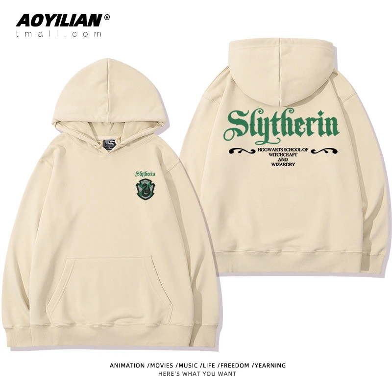 Harry Potter Hogwarts Học Viện Slytherin Glenfendor Đồng Phục Trường Đại Học Đồng Phục Có Mũ Trùm Đầu Áo Khoác Co