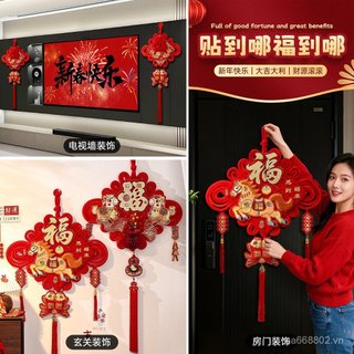 Trung Quốc Nút Thắt Phước Lành Nhân Vật Mặt Dây Chuyền Năm Lớn Của Ngựa Lễ Hội Mùa Xuân Phòng Khách Cao Cấp Trang Trí Năm Mới Lối Vào Nhà Trang Trí Năm Mới
