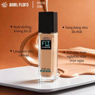 Adel Bio-Fit🧴 | Kem Nền Hợp Bật Sắc Da Tự Nhiên, Kiềm Dầu Dưỡng Ẩm, Phủ Mịn Lâu Trôi suốt ngày dài