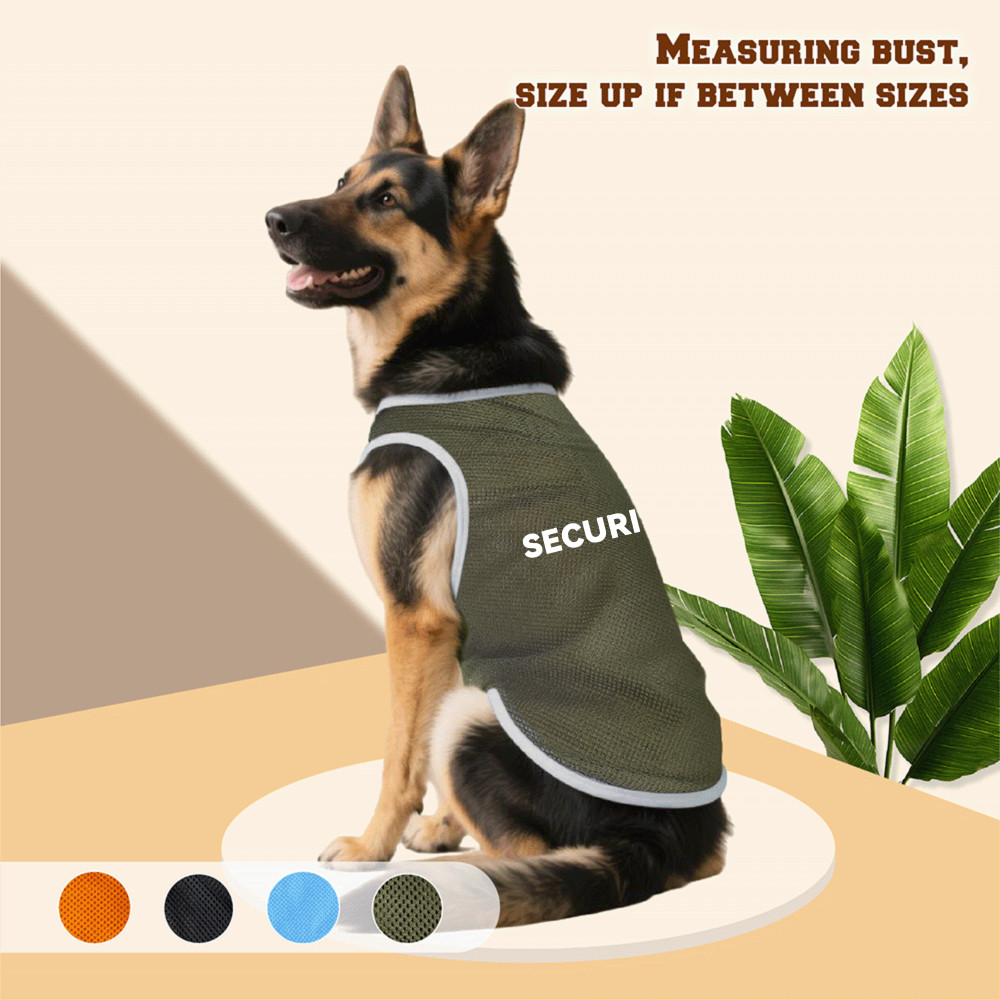 Áo vest lưới chó lớn 3XL-6XL, Los Angeles, in hình bố mẹ yêu thích, phong cách chui đầu, có 4 màu, thoải mái và thoáng khí, có thể giặt được bằng máy, thích hợp cho tất cả các chú chó lớn