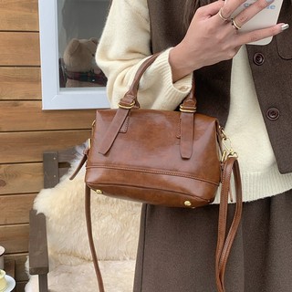 Phụ Nữ Mới 2026 Hợp Thời Trang Retro Gối Túi Phù Hợp Với Đa Năng Túi Đeo Vai Thường Ngày Túi pu Chất Liệu Da