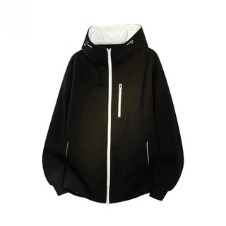(ÁO DÀY ĐẸP ) Áo Khoác NỈ UNISEX Chống Nắng Phối DÂY KÉO BASIC Có Nón FORM RỘNG CỰC ĐẸP NEWTREND K&B FASHION