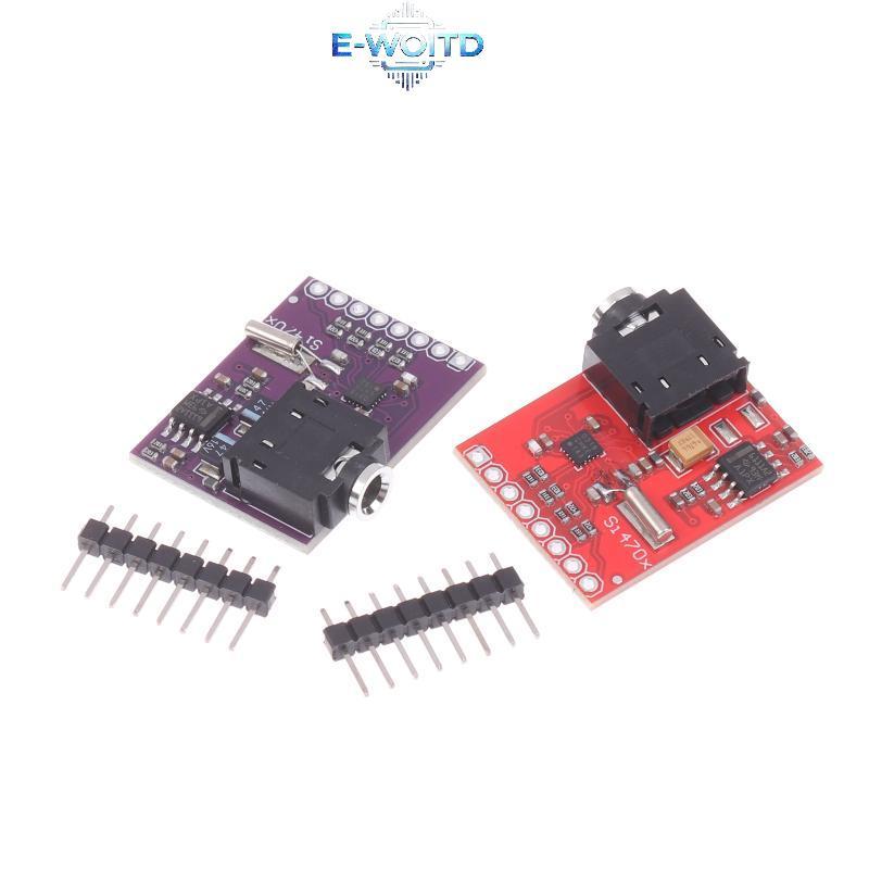 Mô-đun thu vô tuyến FM E-WOITD Si4703 có giao diện RDS I2C 3.3V cho Arduino ESP32 Dự án âm thanh DIY E-WOITD