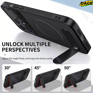 Dành Cho Poco F6 Giáp Chống Sốc Từ Tính Nam Ốp Lưng Điện Thoại Poco F6 Pro Đơn Giản Sợi Carbon Đế Điện Thoại Cho Poco F6 Funda
