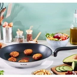 Chảo Chiên Inox Chống Dính Tefal Primary 20/24/26/28cm E3090204/ E3090404/ E3090504/ E3090604  Inox cao cấp Chính Hãng