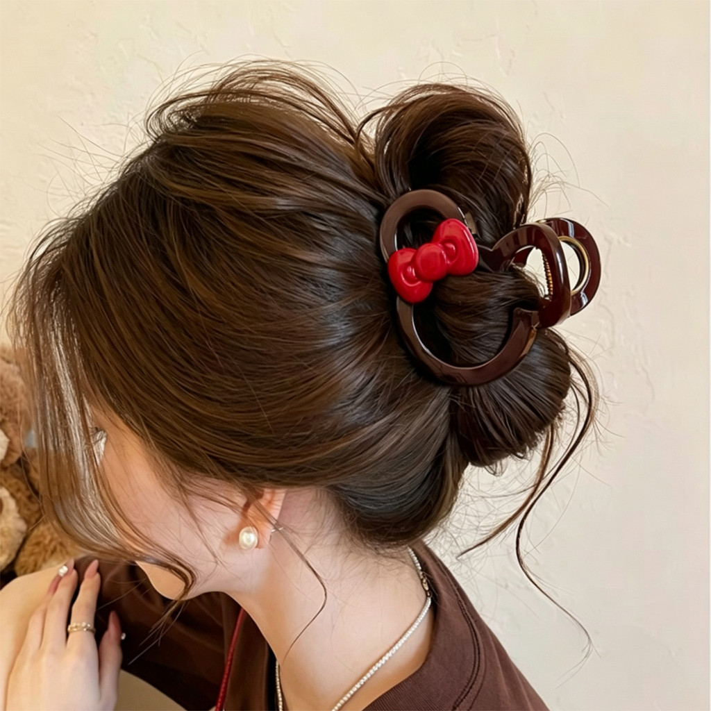 Kẹp Tóc Chuột Minnie Dễ Thương Kẹp Tóc Nữ Cá Mập