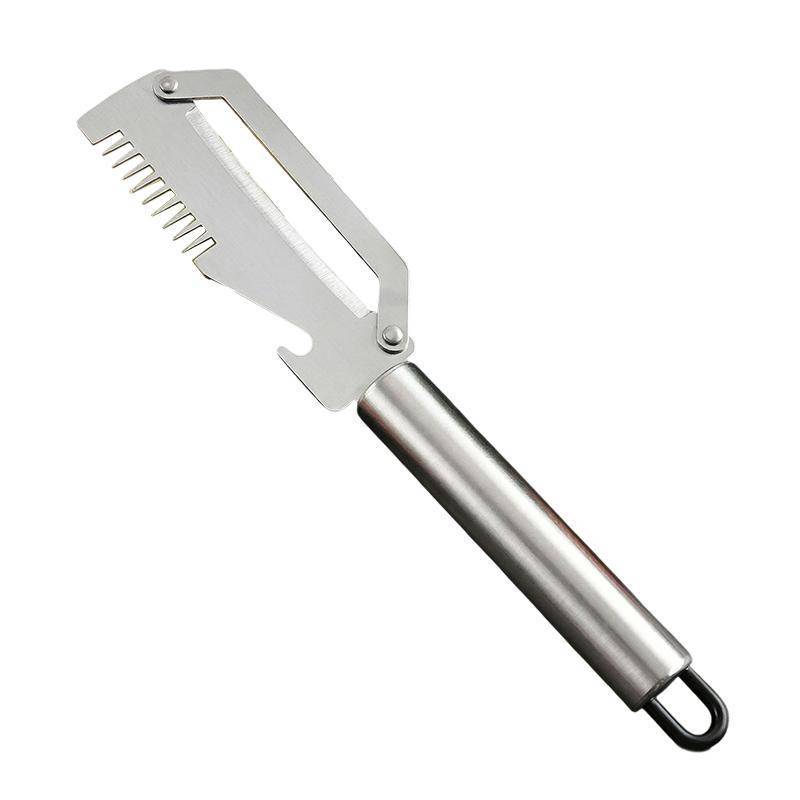 CANAMEK Dao gọt vỏ sò thép không gỉ, tay cầm tiện dụng, gọt rau củ đa năng cho nhà bếp