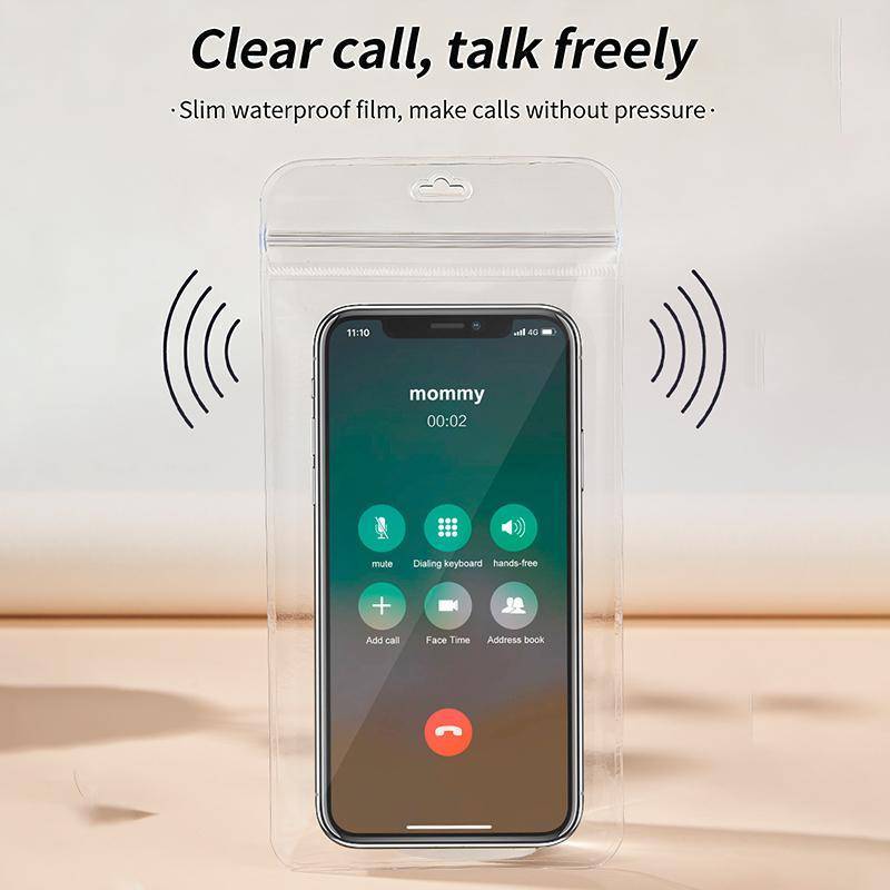 CANAMEK Túi đựng điện thoại chống nước 7 Inch đa năng Màn hình cảm ứng trong suốt để chèo thuyền kayak Lặn biển cắm trại CSF