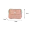 Ví đựng tiền xu GUSTAVA, Túi đựng thẻ chần kẻ sọc, Polyester nhiều lớp dễ thương có dây kéo Túi lưu trữ Sử dụng hàng ngày