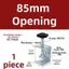 Kẹp C GETVOW, Kẹp vuông xoay tay mở 20-130mm, Chuyên nghiệp chắc chắn có thể điều chỉnh hình hoa mận cố định Kẹp phần cứng