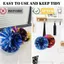 DARON Cheer Pom Dây, Túi Nhẹ Người Tổ Chức Cổ Vũ Poms Giá Đỡ, Trường Học Bền Móc Màu Đen Đỏ Mạnh Móc PomPom Đội Vận Chuyển Thể Thao