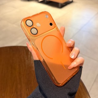 Cao Cấp Cửa Sổ Lớn Mờ Chống Vân Tay Siêu Mỏng Tản Nhiệt Ốp Lưng Điện Thoại Có Bảo Vệ Ống Kính Cho iPhone 17 16 15 14 13 Pro Max