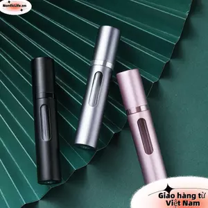Hộp Đựng Mỹ Phẩm NORDICLIFE 5 / 8ml, Thủy Tinh Có Chai Nước Hoa Xịt, Máy Bơm Thơm Mini Di Động Có Thể Đổ Lại Du Lịch