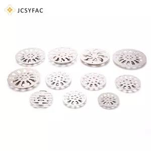 JCSYFAC 1 Tấm thoát nước sàn bằng thép không gỉ tràn Tròn Chống tắc vòi hoa sen Thoát nước Mới