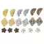 100 Chiếc Hoa Filigree DIY Phụ Kiện Kim Loại Thủ Công Đầu Nối Để Làm Đồ Trang Sức Mới