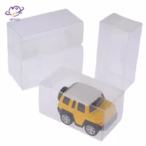 HFTOY 2 / 5 Cái 1: 64 Hộp trưng bày mô hình ô tô Hộp bảo vệ trong suốt Hộp đựng bụi PVC ~