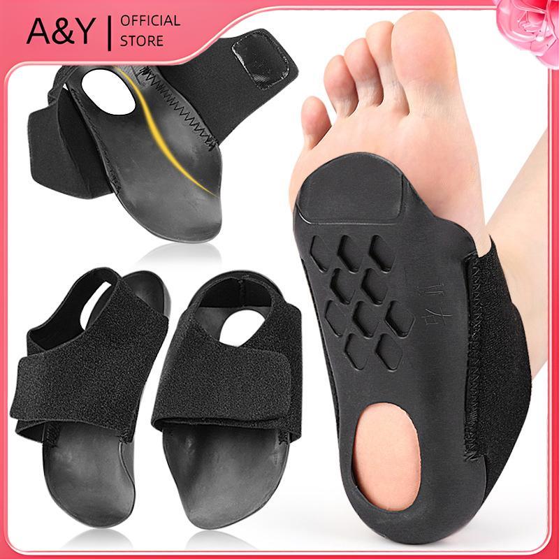 A&Y 1 Cặp lót vòm chân hỗ trợ bằng gel mềm, đệm đàn hồi, giúp giảm đau bàn chân bẹt, đau dây chằng plantar, gót chân