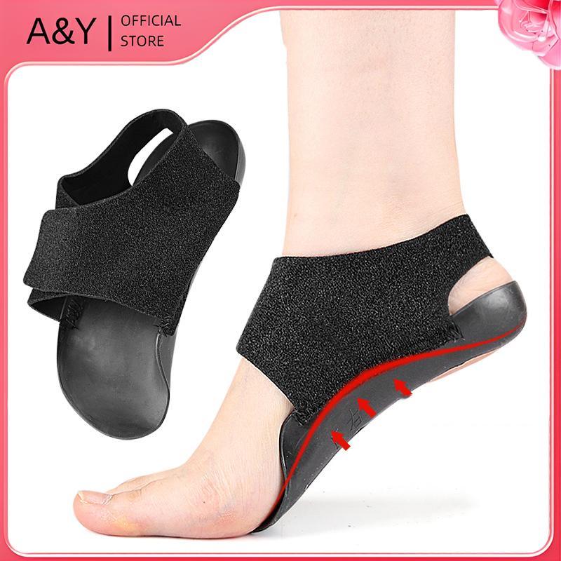 A&Y 1 Cặp lót vòm chân hỗ trợ bằng gel mềm, đệm đàn hồi, giúp giảm đau bàn chân bẹt, đau dây chằng plantar, gót chân