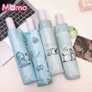 Pacha Dog Họa tiết hoạt hình dễ thương Mưa hoặc Tỏa sáng Ô tự động gấp cho trẻ em