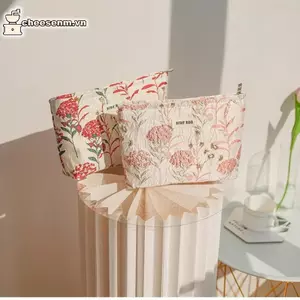 Cheenm Túi Đựng Mỹ Phẩm Dây Kéo Mở Chìa Khóa Đựng Thẻ Hoạt Hình Sinh Viên Hộp Đựng Tiền Xu Nữ Tay Túi Bảo Quản Di Động VN