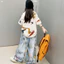 Quần Jean Graffiti Mùa Hè Bé Gái 2026 Phong Cách Mới Phiên Bản Hàn Quốc Trẻ Em Thời Trang Rách Quần