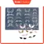 KIN Nail Art Khuôn Silicon Hình Cánh Dụng Cụ Huấn Luyện Làm Móng Tay Dụng Cụ Làm Móng Tay