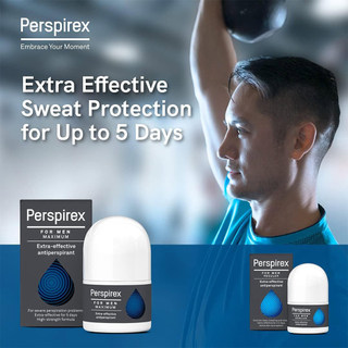 Perspirex Men's Maximum Strength Antiperspirant Roll-On, Long-Lasting Odor & Sweat Control