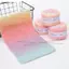 Sợi Mohair nhiều màu sắc Gradient Sợi cầu vồng nhiều màu 165 mét Sợi mềm dệt tay để đan len móc Jaet [VN]