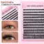 Lông mi giả FAVORITEGOODS, Bộ lông mi lông vũ phối hợp phân đoạn, Nhẹ siêu mềm 30D 40D 50D 60D 80D Làm đẹp hàng ngày