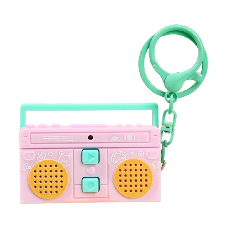 Móc khóa ghi âm Mini đáng yêu LIDU1 để điều khiển nút phiêu lưu ngoài trời