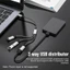 【COD】Cáp chia 1 cổng Type C ra 3 USB, hỗ trợ sạc 10W - Giải pháp kết nối đa thiết bị trên ô tô, dành cho camera hành trì