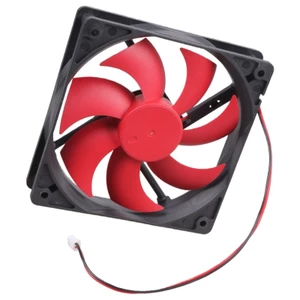 Quạt Niki 120x120x25mm 12025 12V 0 16A cho Quạt làm mát máy tính không chổi than DC 1800RPM 2 chân Vòng bi máy tính PC cho