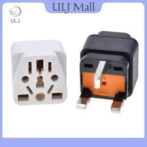 Bộ chuyển đổi phích cắm du lịch ULJ UK Loại G Ổ cắm chuyển đổi đa loại sang Anh Bộ chuyển đổi nguồn Singapore Malaysia có cầu chì 13A.