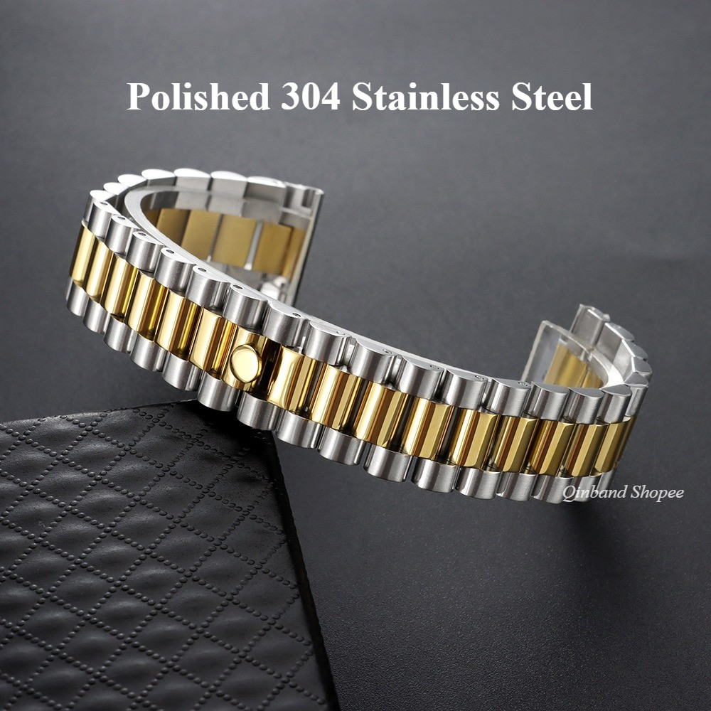 Dây đeo đồng hồ bằng thép không gỉ 304 cong cao cấp cho Rolex Submariner 20mm 21mm 22mm Daytona Datejust Vòng tay đồng hồ Nước ma dành cho nam nữ