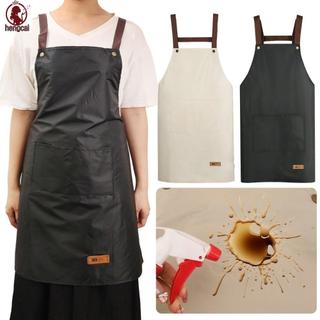 Tạp dề yếm PVC chống thấm nước có túi - Tạp dề nướng BBQ có thể điều chỉnh dành cho nam giới