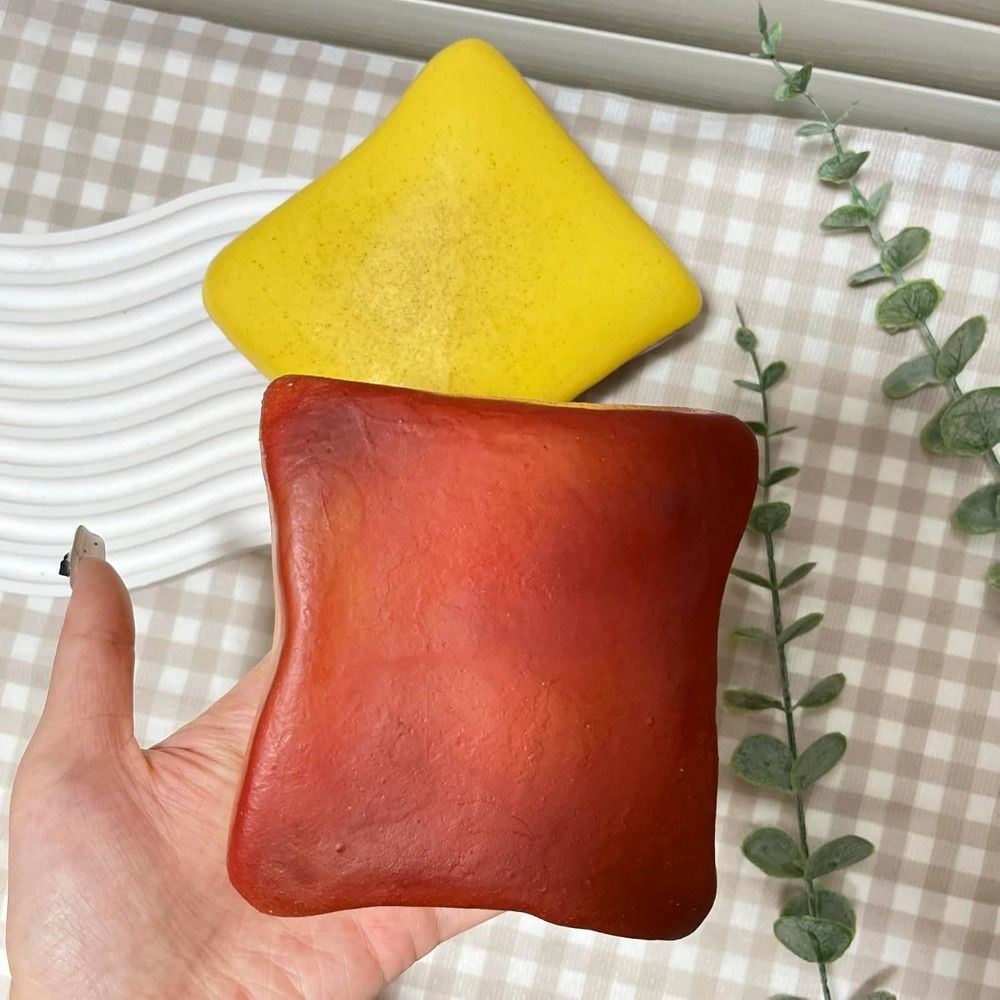 YOLOGO Bánh Mì Bơ Squishy, Giảm Căng Thẳng Dính Squishy Tăng Chậm, Vui Nhộn Cảm Giác Chơi Lo Âu Giảm Fidget Đồ Chơi Quà Tặng