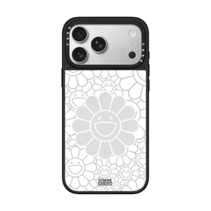 Nghệ Sĩ Hợp Tác Hoa Trắng Gương Từ Tính Ốp Lưng Điện Thoại IPhone 16 15 14 Plus 13 12 11 17 Pro Max 17 Vỏ Bảo Vệ Chống Sốc Không Khí