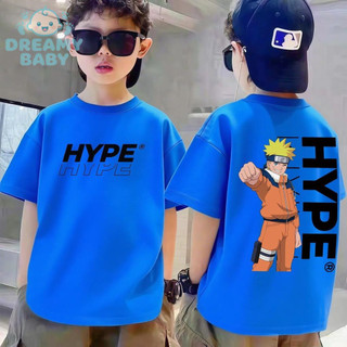 COD✅ (Hồ Chí Minh)DREAMY BABY Áo phông ngắn tay cho trẻ em, in hình ảnh Naruto, phong cách thời trang Mỹ