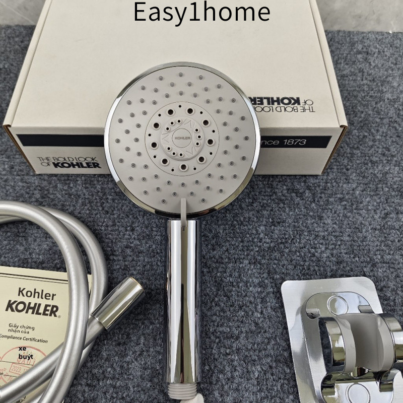 【American KOHLER】KOHLER Rain Duet 120mm Vòi sen cầm tay đa chức năng năm chế độ K-15344T