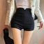 Đen Siêu Quần Short Hot Girl Skinny Ôm Hơn Nhìn Nóng Quần Quấn Mông Nữ 2024 Cao Cấp Ôm Hơn Nhìn Giày Bốt Quần 5.12