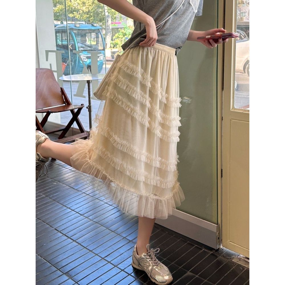 Váy Nữ Plus Size Phong Cách Hàn Quốc Bánh mơ Slim Phổ Biến