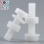 Chất liệu Nylon trắng Bộ đai ốc vít lục giác lớn bằng nhựa lục giác Bolt M3M4M5M6M8M10