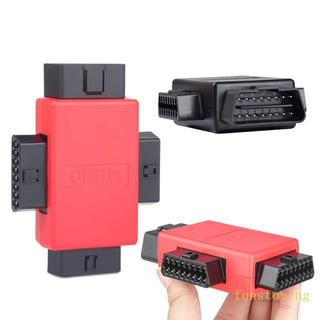 FUN OBD2 OBDII Bộ Chia Nối Dài 16 Pin Bộ Chia Nam Đến 3 Nữ Dây Adapter Cho Sửa Chữa Ô Tô