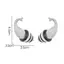 Littleloves1 Nút Tai Silicon Chống Ồn Chống Thấm Nước Bơi Tai Cắm Cho Ngủ Lặn Lướt Mềm Thoải Mái Natation Bơi Bảo Vệ Tai VN