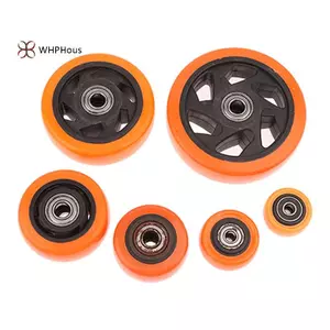 < WHPHous-t > Bánh xe PVC Bánh xe đôi Vòng bi chịu lực cao Chống mài mòn Đồ nội thất Bánh xe thay thế Đẹp