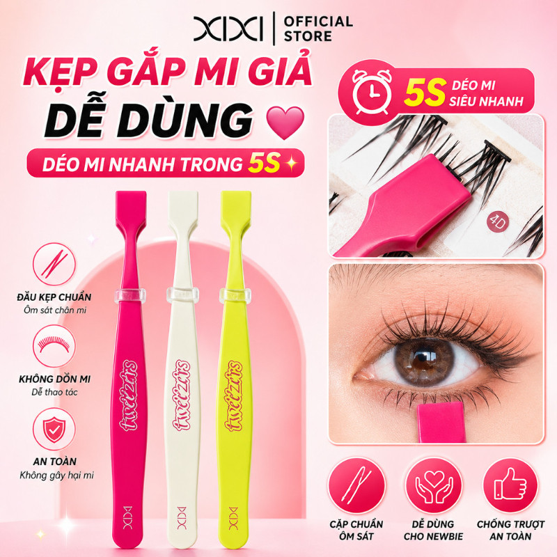 XIXI GJ187 Nhíp Gắn Mi Giả Chính Xác, Chống Trượt, Dễ Dùng, Dụng Cụ Nối Mi Cho Người Mới