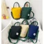Nhật Bản Hàn Quốc Màu Trơn Dễ Thương Phong Cách Preppy Cô Gái Mềm Mại Bông Tai Kẹp Phim Hoạt Hình